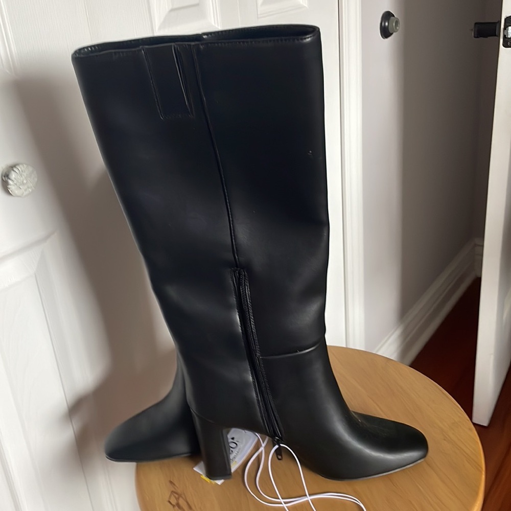 a new day Black Mid-Calf Block Heel Boots - Picture 5 of 5